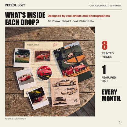 What's inside each drop. Designed by real artists and photographers.