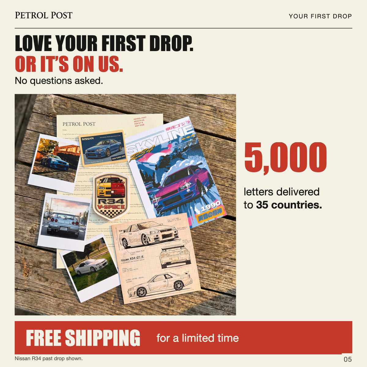 Petrol Post gallery 2026-09-18 05: First drop guarantee